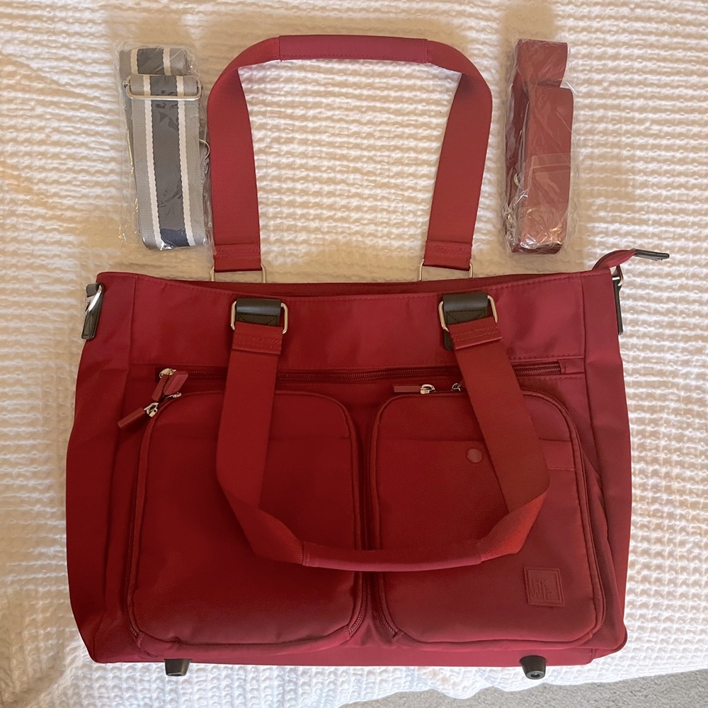 IHKWIP Cargo Catchall Tote with Two Crossbody Straps